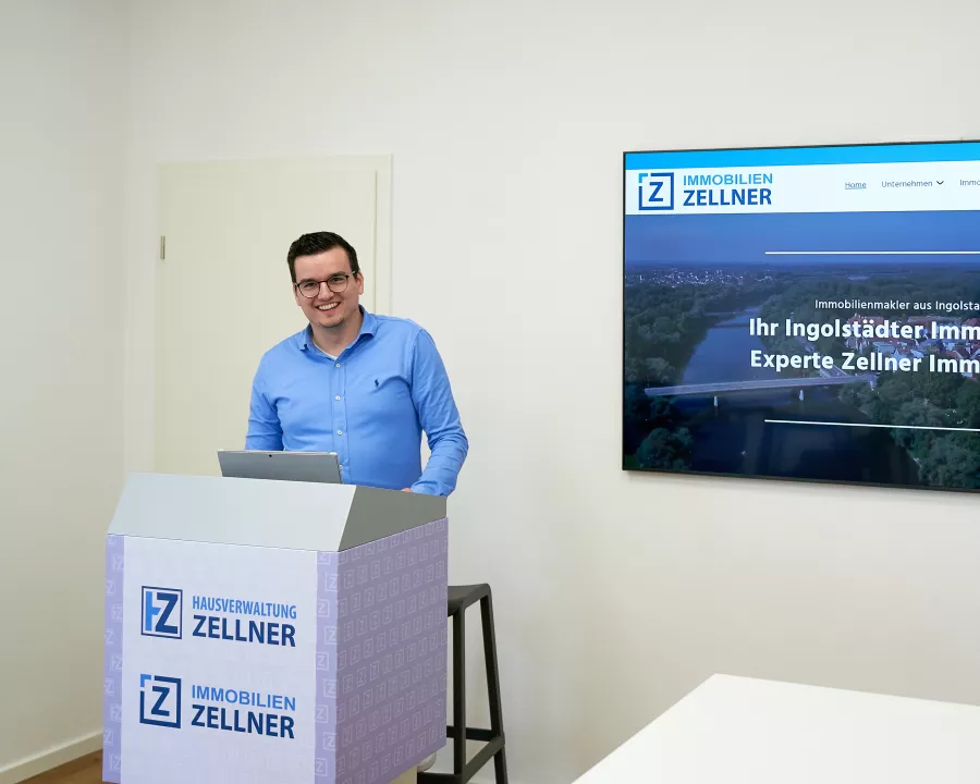 Patrick Zellner ist ein bekannter Immobilienmakler aus Ingolstadt